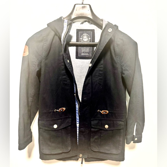 New jacket for boys, size 146cm. Dark blue, brand “Reserved”. Fall jacket - Picture 8 of 15